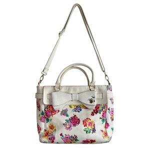 Betsey Johnson Floral White Handbag